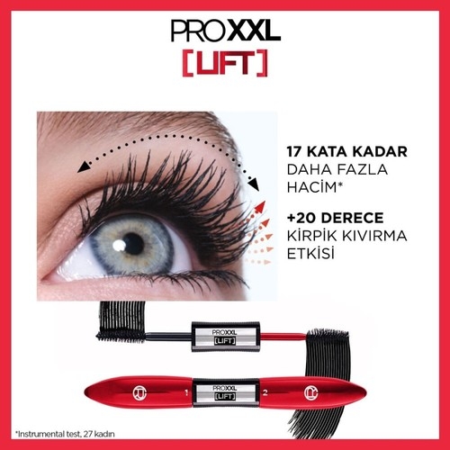 L'oréal Paris Pro Xxl Lift Çift Taraflı Maskara - Kirpik Lifting Etkisi - 5