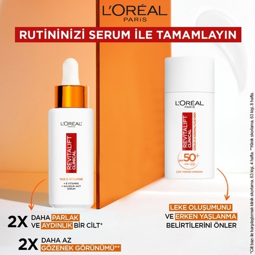 L'Oréal Paris Revitalift Clinical Spf 50+ Günlük Yüksek Uv Korumalı Yüz Güneş Kremi 50Ml - 5