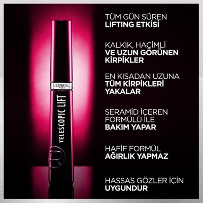 L'oréal Paris Telescopic Lift Maskara - 5