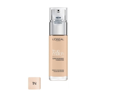 L'Oréal Paris True Match Bakım Yapan Fondöten 1N Ivory - Loreal Paris