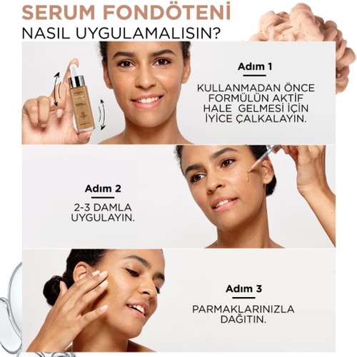 L'Oréal Paris True Match Nude Fondöten Serum 3-4 Light Medium - 8