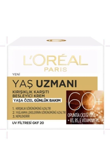 L'oréal Paris Yaş Uzmanı 60+ Kırışıklık Karşıtı Besleyici Krem - 3