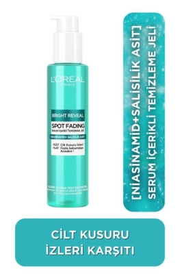 Loreal Bright Reveal Cilt Kusuru İzi Karşıtı, Serum İçerikli Temizleme Jeli Niasinamid+Salisilik Asit 150ml - L'Oreal Paris