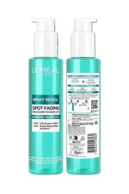 Loreal Bright Reveal Cilt Kusuru İzi Karşıtı, Serum İçerikli Temizleme Jeli Niasinamid+Salisilik Asit 150ml - 7