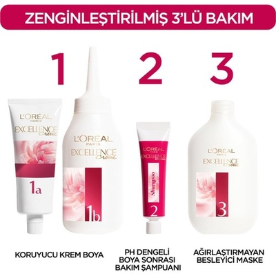 Loreal Excellence 8.1 Küllü Koyu Sarı Saç Boyası - 3