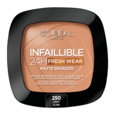 Loreal Infaillible 24H Fresh Wear Matte Bronzer -250 Light Clair - L'Oréal Paris