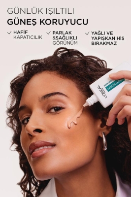 L'Oreal Paris Bright Reveal Spf 50 Koyu Leke Karşıtı Renkli Fluid Günlük Yüz Güneş Kremi 50ml - Medium - 2