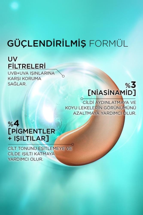 L'Oreal Paris Bright Reveal Spf 50 Koyu Leke Karşıtı Renkli Fluid Günlük Yüz Güneş Kremi 50ml - Medium - 4