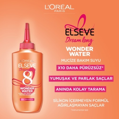 Loreal Paris L'oréal Paris Elseve Dream Long Wonder Water Mucize Bakım Suyu 200ML - 4