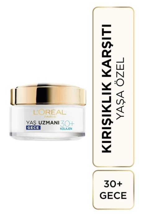 L'Oreal Paris Yaş Uzmanı 30+ Kırışıklık Karşıtı Nemlendirici Gece Kremi 50 Ml - 2