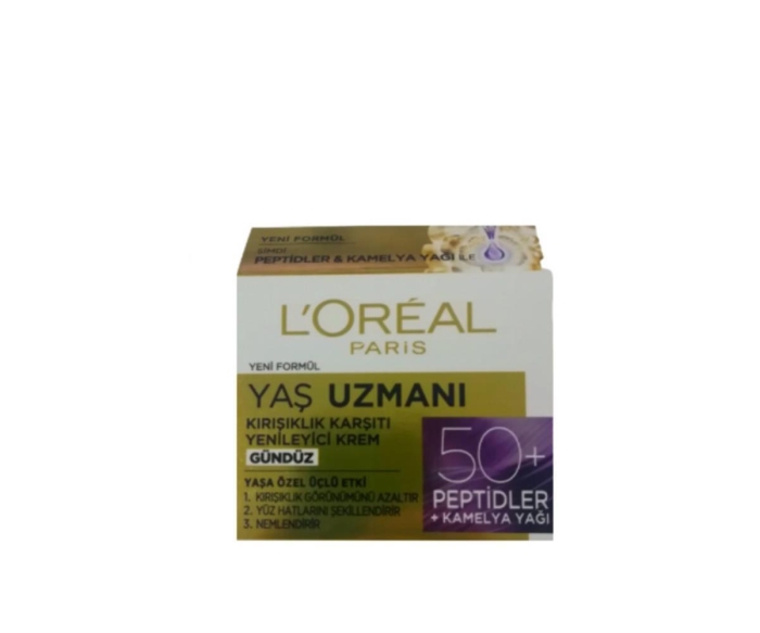 Loreal Paris Yaş Uzmanı 50+ Kırışıklık Karşıtı Yenileyici Gündüz Kremi 50 ml - 1