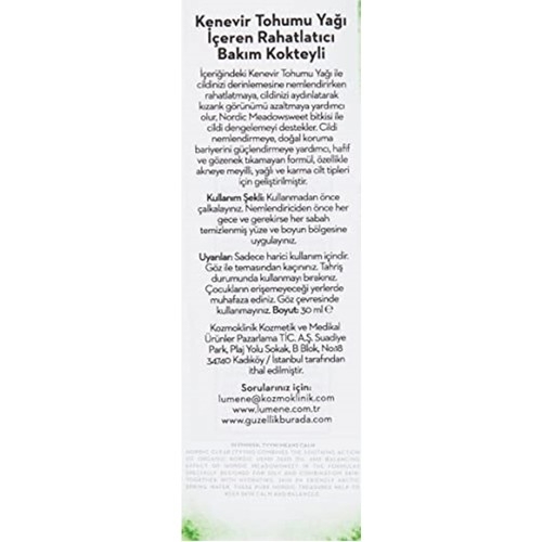Lumene Calming Hemp Kenevir Içeren Yatıştırıcı Bakım Kokteyli (30 Ml) - 5