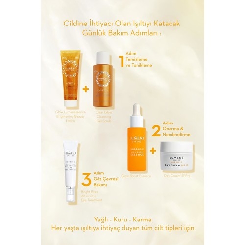 Lumene Glow Boost Essence - Vitamin C Aydınlatıcı &leke Karşıtı Serum 30ML - 3