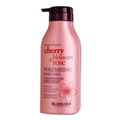 Luxliss Cherry Blossom Rose Volumizing Hair Care Conditioner 500 ml - Luxliss