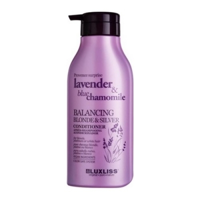 Luxliss Lavander Blue Chamomile Balancing Blonde Silver Conditioner 500 ml - Luxliss