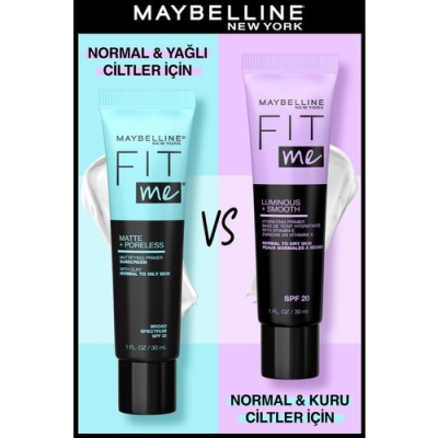 Maybelline Fit Me Matte & Poreless Matlaştırcı Makyaj Bazı - 7