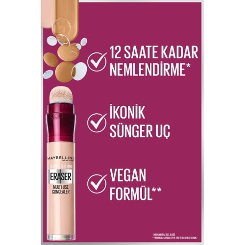 Maybelline Instant Anti Age Eraser Kapatıcı - 00 Ivory - 3