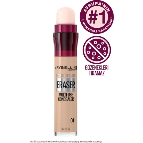 Maybelline Instant Anti Age Eraser Kapatıcı - 01 Light - 2