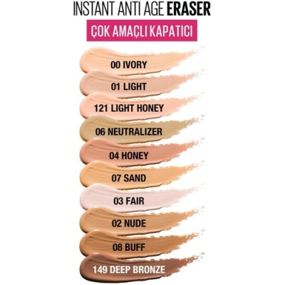 Maybelline Instant Anti Age Eraser Kapatıcı - 121 Light Honey - 8