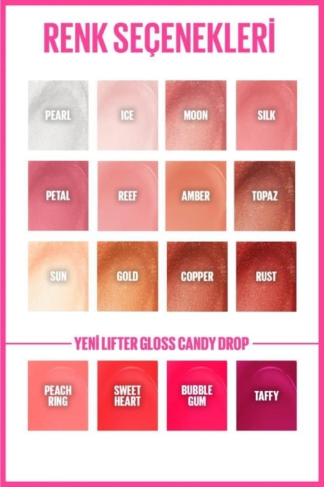 Maybelline Lifter Gloss Nemlendirici Dudak Parlatıcısı- 24 Bubblegum - 7
