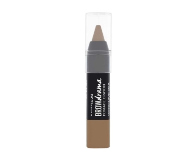 Maybelline New York Brow Drama Pomade Crayon - 02 Medium Brown - Maybelline