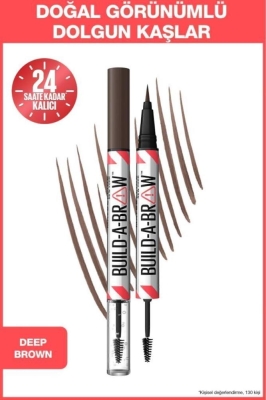 Maybelline New York Build a Brow 2in1 Kaş Kalemi ve Jeli Deep 260 - Maybelline New York