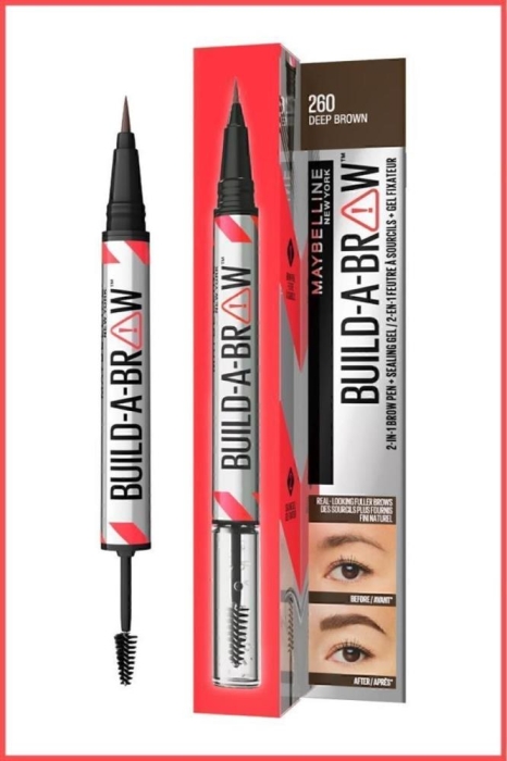 Maybelline New York Build a Brow 2in1 Kaş Kalemi ve Jeli Deep 260 - 2