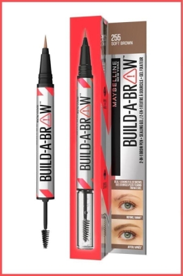 Maybelline New York Build a Brow 2in1 Kaş Kalemi ve Jeli Soft Brown 255 - 2
