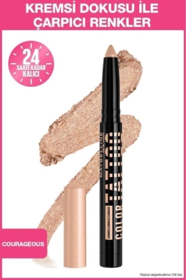 Maybelline New York Color Tattoo 24h Eye Stix - Inspiredı Kaş Kalemi &Göz Farı 30 COURAGEU - Maybelline New York