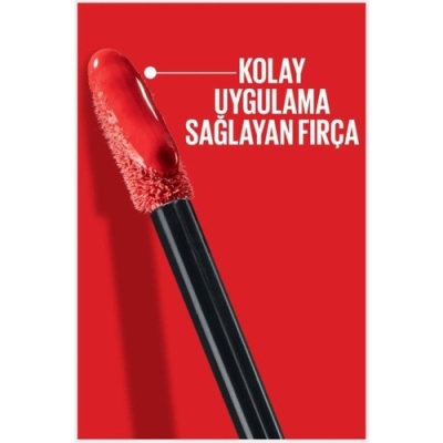 Maybelline New York Super Stay Vinyl Ink Uzun Süre Kalıcı Likit Parlak Ruj 55 Royal - 5