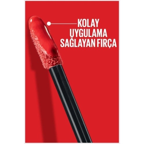 Maybelline New York Super Stay Vinyl Ink Uzun Süre Kalıcı Likit Parlak Ruj 55 Royal - 5