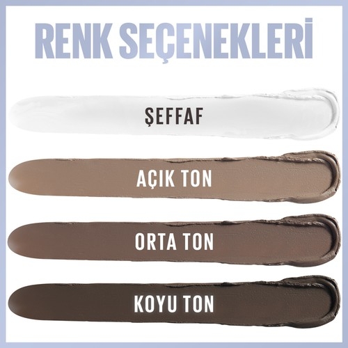 Maybelline New York Tattoo Brow Lift Kaş Kalemi- 04 Deep Brown (Koyu Ton) - 6