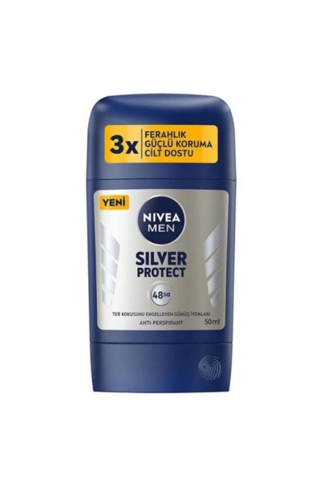 Men Erkek Stick Deodorant Silver Protect 50 ml - 1