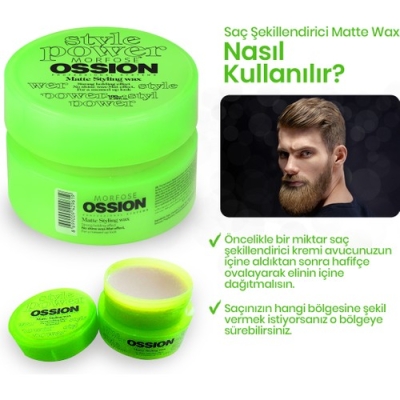 Morfose Ossıon Matte Stylıng Mat Wax 100Ml - 3