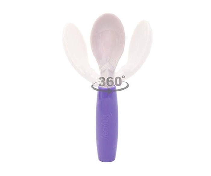 Mycey 360 - Derece Dönen Mama Bebek Kaşığı - 2