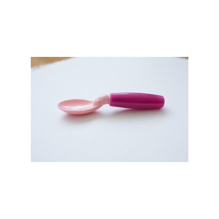 Mycey 360 - Derece Dönen Mama Bebek Kaşığı Pembe - 4