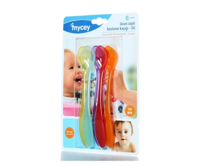 Mycey Uzun Saplı Besleme Kaşığı 5'li - 2