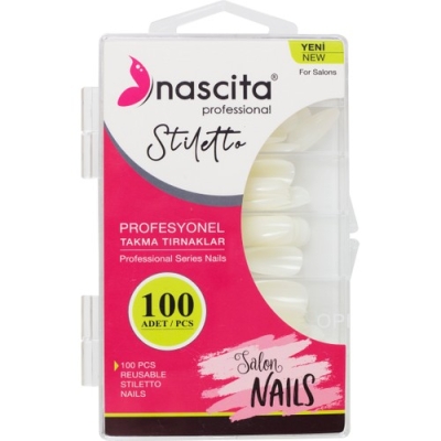 Nascita 100'LÜ Kutulu Stiletto Takma Tırnak - 164 - Nascita