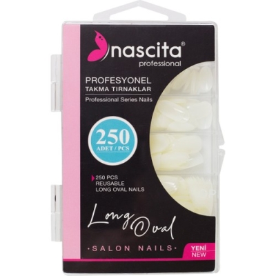 Nascita 250'li Kutulu Long Oval Takma Tırnak - 171 - Nascita