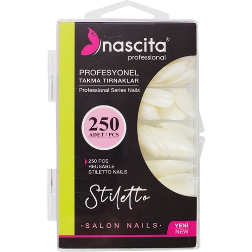 Nascita 250'li Kutulu Stiletto Takma Tırnak - 170 - 1