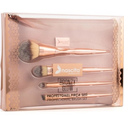 Nascita Bronzy Glow 4'lü Profesyonel Fırça Seti - Nascita