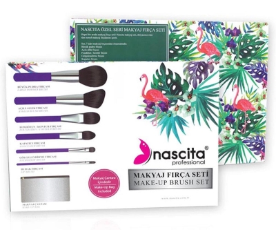 Nascita Mor Makyaj Fırçası Seti 6 Lı - Nascita