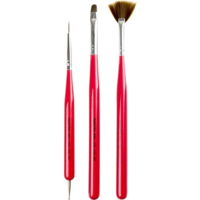 Nascita Nail Art Tırnak Süsleme Fırça Seti 3'lü - 06 - Nascita