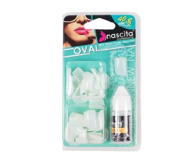 Nascita Takma Tırnak 40 Lı Oval Naıl-06 - Nascita