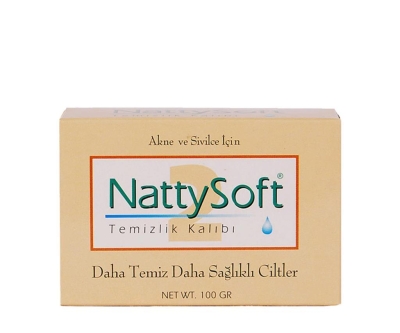 Nattysoft Akne ve Sivilce İçin Temizleme Kalıbı 100 Gr - Nattysoft