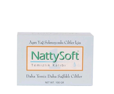Nattysoft Aşırı Yağ Sekresyonlu Ciltler İçin Temizleme Kalıbı 100 Gr - Nattysoft