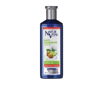 Natur Vital Anti Dandruff Yağlı Saçlar Için Kepek Şampuanı 300 Ml - Natur Vital