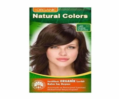 Natural Colors Organik Saç Boyası 6D - Fındık Kabuğu - Natural Colors
