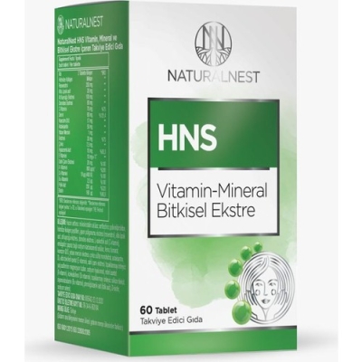 Naturalnest Hns Vitamin-Mineral Bitkisel Ekstre 60 Tablet - Naturalnest