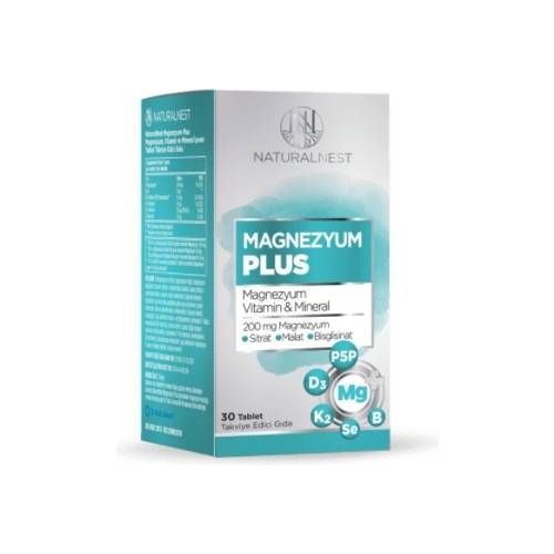 Naturalnest Magnezyum 200 Mg 30 Tablet - 1